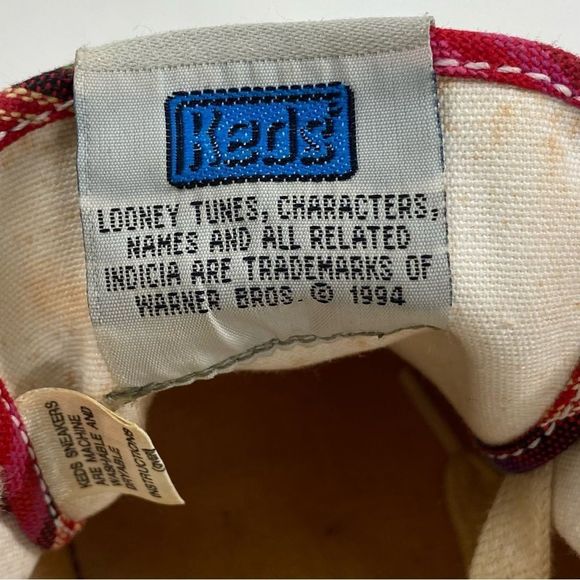 KEDS LOONEY TUNES RARE Vintage Speedy's Diner Canvas Shoes Women’s 11 - Men 9.5 - Picture 12 of 13